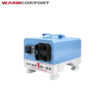 WARMCONFORT Diesel Portable Tent Heater 5KW 24V Plastic Diesel Heater With Muffler