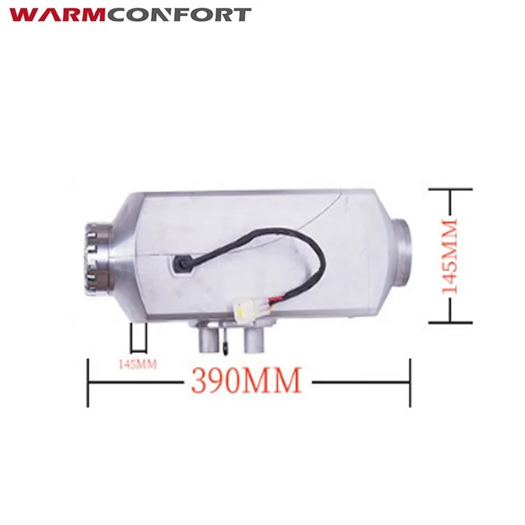 For WARMCONFORT 5Kw 12V24V Aluminum Diesel Fuel Heater for Parking Single Hole AC System - Image 2
