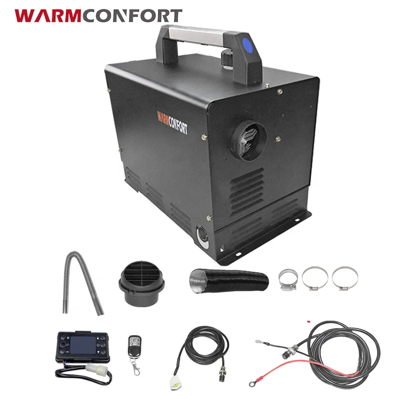 WARMCONFORT Diesel Air Heater All in One 5KW 12V/24V Diesel Heater Diesel Parking Heater for Car Truck RV Boats - Image 1