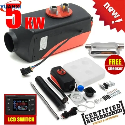 5KW Diesel Air Parking Heaters 12V/24V for Trucks Cars Bus SUV Van Tent Boat Motor Home AC System - Image 2