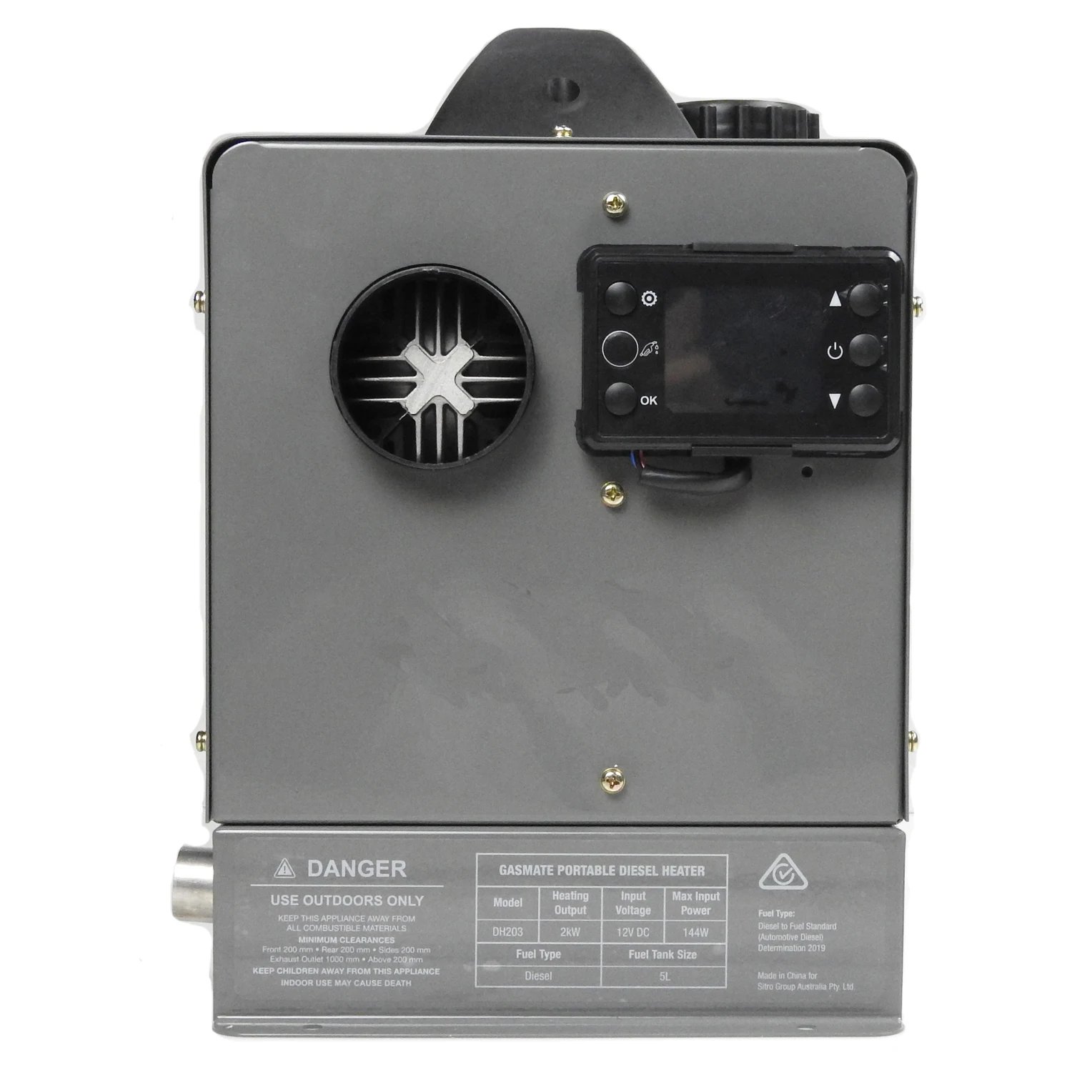 2022 New Portable 12V/24V 2KW Tent Heater for Outdoor - Image 1