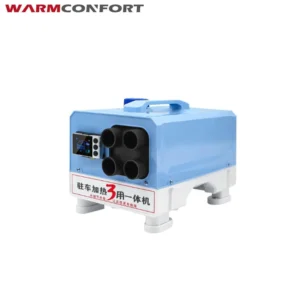 WARMCONFORT Diesel Air Heater All in One 5KW 12V Plastic Diesel Heater With Muffler