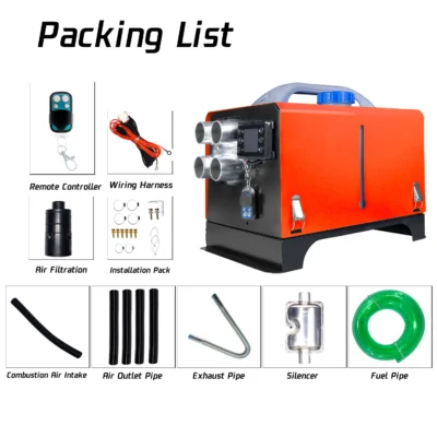 Professional Universal 5kw Air Parking Heater 12V 24V Parking air Heater Car diesel Heater for Van Excavating Machinery Truck - Image 6