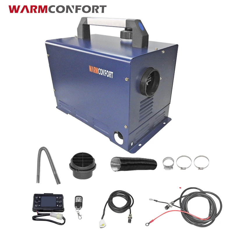 WARMCONFORT Diesel Air Heater All in One, 2KW 12V/24V Diesel Heater,Diesel Parking Heater for Car, Truck, RV, Boats - Image 1