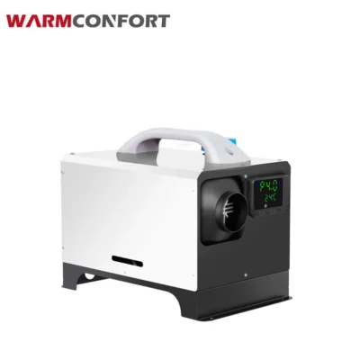 WARMCONFORT Diesel Air Heater All in One 5KW 12V Diesel Heater With Muffler Diesel Parking Heater for Car Truck RV Boats