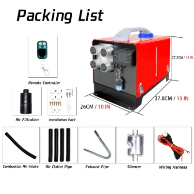 WARMCONFORT Portable Tent Heater CE OEM FAN ACE Diesel Oil Truck Boat Caravan Car Parking Air Heater 4.9 Super Charger 2pcs - Image 6