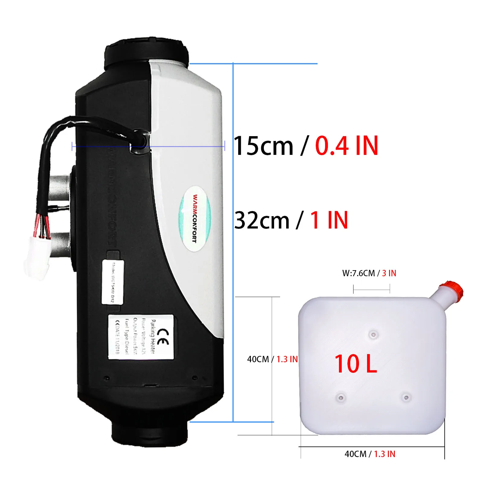 Customized diesel Heater 5KW 24Volt for Car - Image 6