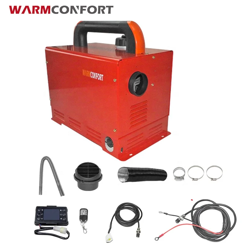 WARMCONFORT Diesel Air Heater All in One 5KW 12V/24V Diesel Heater Diesel Parking Heater for Car Truck RV Boats - Image 1