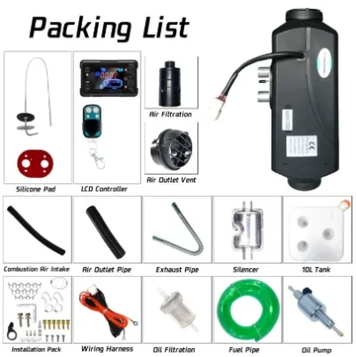 24V 5KW Diesel Parking Heaters for Truck Boat caravan Car - Image 5