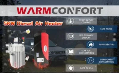 Completed Kit 5kw 12v/24v Car Parking air Heater for Truck//car/caravan Similar to Webasto - Image 6