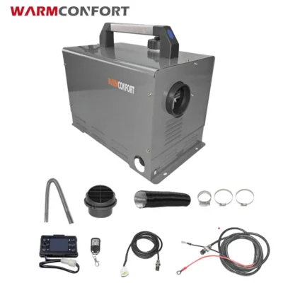 WARMCONFORT Diesel Air Heater All in One, 5KW 12V/24V Diesel Heater,Diesel Parking Heater for Car, Truck, RV, Boats