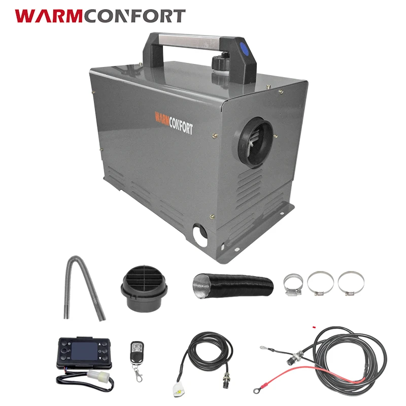 WARMCONFORT Diesel Air Heater All in One, 5KW 12V/24V Diesel Heater,Diesel Parking Heater for Car, Truck, RV, Boats - Image 1